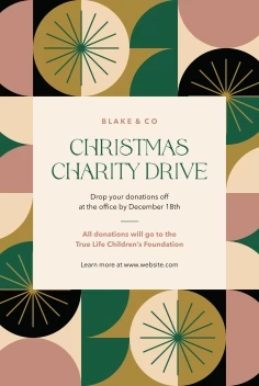 Christmas Charity Drive Pattern