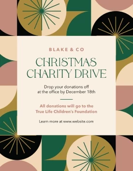 Christmas Charity Drive Pattern