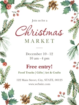 Christmas Market Foliage