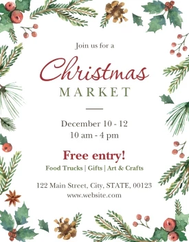 Christmas Market Foliage