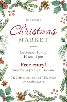 Christmas Market Foliage