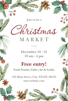 Christmas Market Foliage