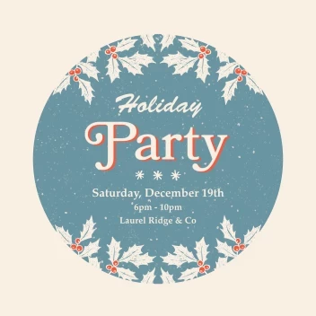 Retro Holiday Party
