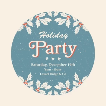 Retro Holiday Party