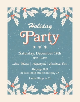 Retro Holiday Party