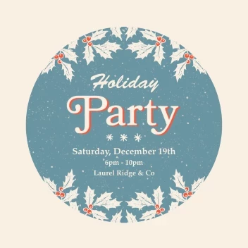 Retro Holiday Party