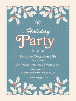 Retro Holiday Party