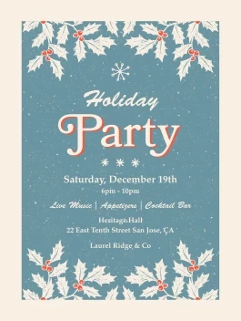Retro Holiday Party