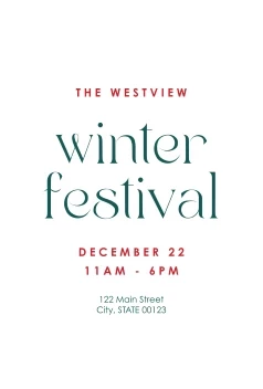 Welcoming Winter Festival