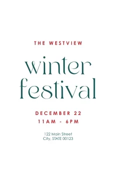 Welcoming Winter Festival