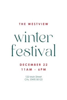 Welcoming Winter Festival