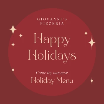 Holiday Menu