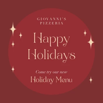 Holiday Menu