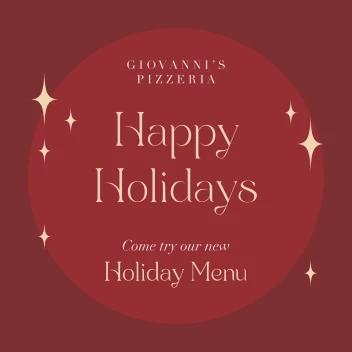 Holiday Menu