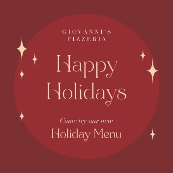 Holiday Menu