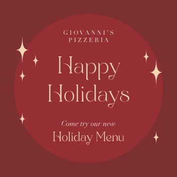 Holiday Menu