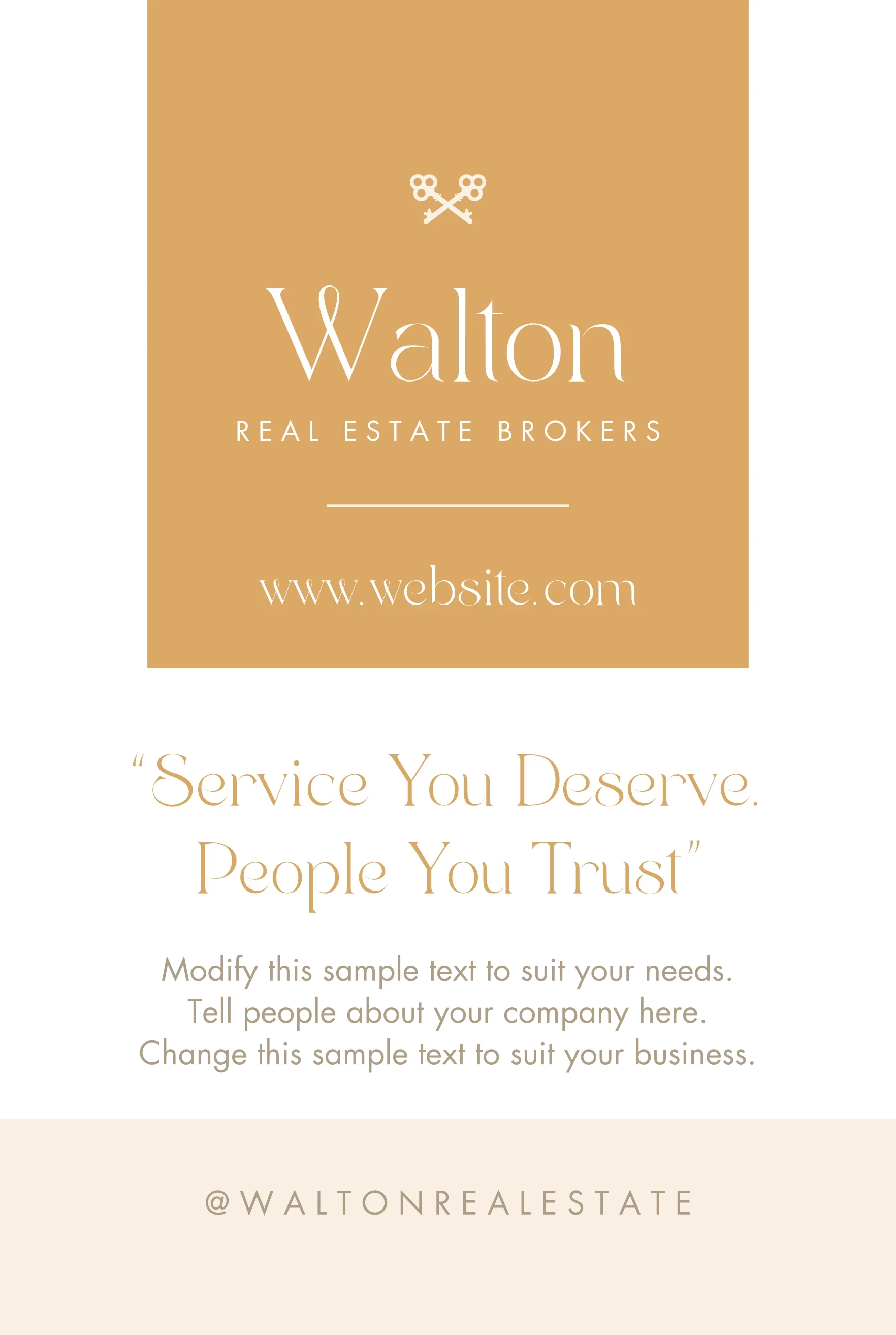 Elegant Real Estate Keys