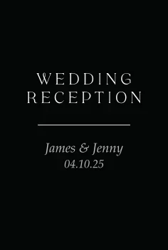 Chic Love and Thanks Reception