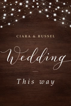 Fairy Lights Wedding This Way