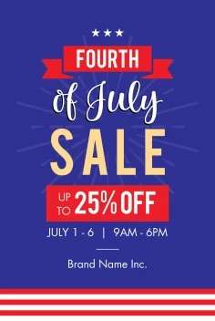 Fourth Of July Sale