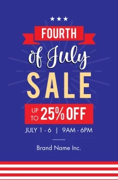 Fourth Of July Sale