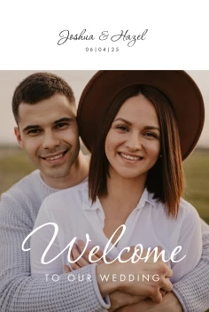 Modern Script Welcome