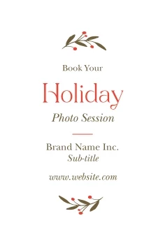 Holiday Photo Sessions