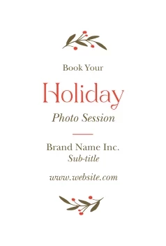 Holiday Photo Sessions