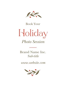 Holiday Photo Sessions