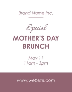 Mother's Day Brunch