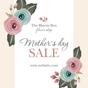 Mother's Day Flower Sale