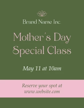 Mother's Day Special Class