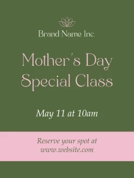 Mother's Day Special Class