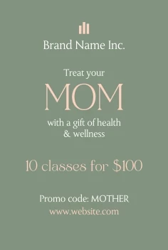 Treat Your Mom Classes