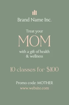 Treat Your Mom Classes