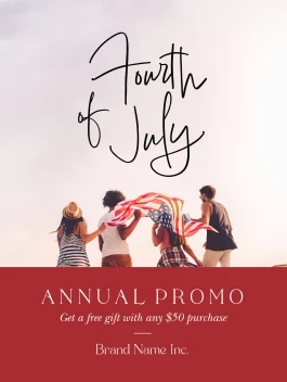 Fourth Of July Modern Message