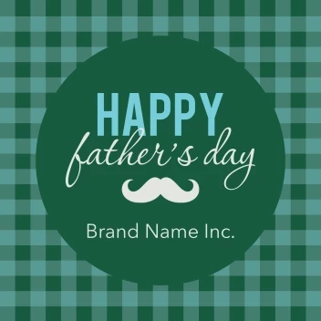 Father's Day Brunch Gingham