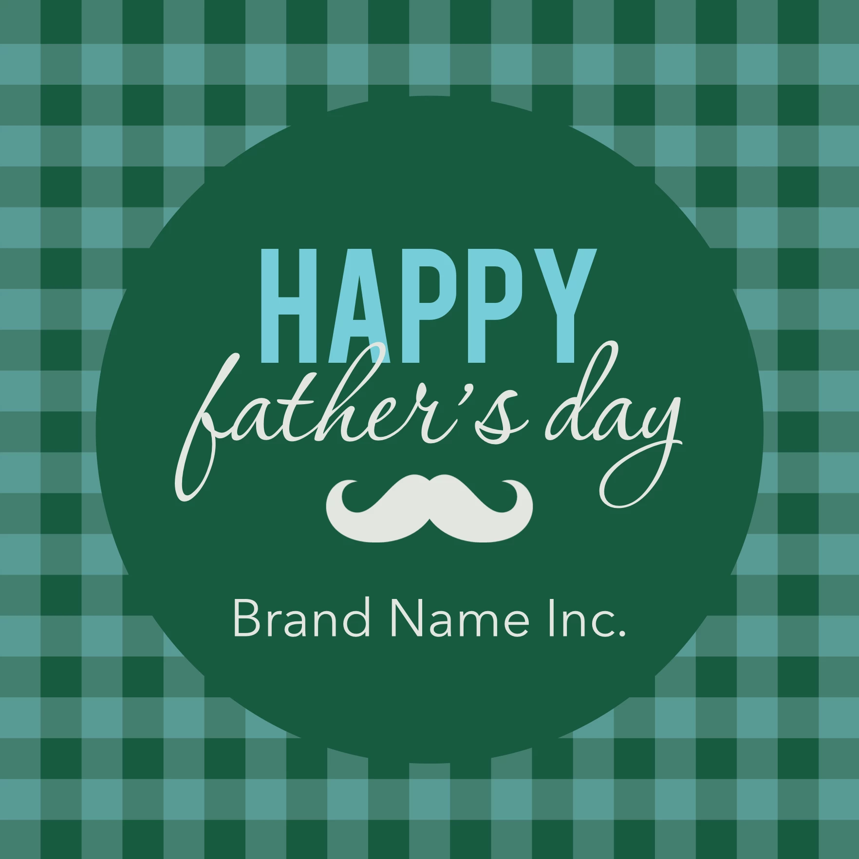 Father's Day Brunch Gingham