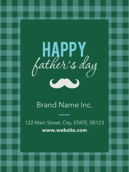 Father's Day Brunch Gingham