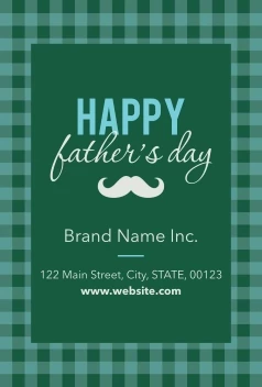 Father's Day Brunch Gingham