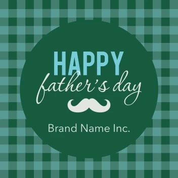 Father's Day Brunch Gingham