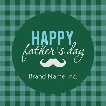 Father's Day Brunch Gingham