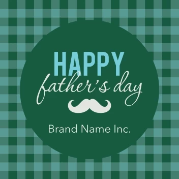 Father's Day Brunch Gingham