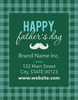 Father's Day Brunch Gingham