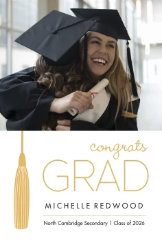 Tassel Grad Minimal