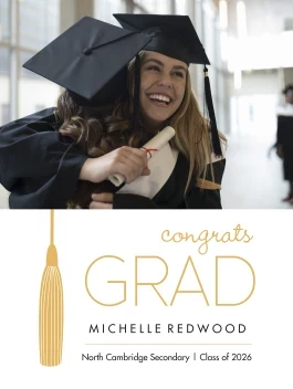 Tassel Grad Minimal