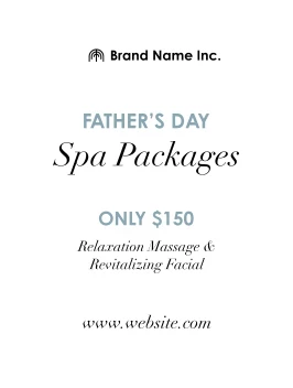 Father's Day Spa Packages