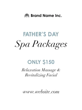Father's Day Spa Packages