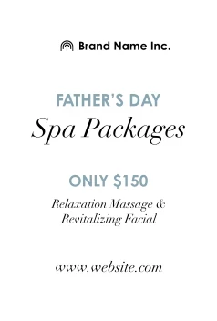 Father's Day Spa Packages