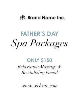 Father's Day Spa Packages